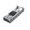 CONN QSFP CAGE W,HSINK PRESS RA
