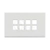 Ramka ozdobna 4Mx8 Flat, matowy biały, 22694.01