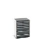 Szafa 7, kolor: Szary, materiał: Stal, 1000 mm x 750mm x 800 mm, Bott