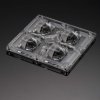 Soczewka LED 4-LEDowa 90 x 90 x 12.63mm, do użytku z Oświetlenie dla pieszych Metakrylan polimetylu (PMMA), Ledil,