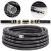 Rura karbowana peszel metalowy Anaconda Multitite 20/17mm 1250N UV w powłoce PVC IP67 czarna /10m/