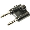 Mueller BU-PMDP-0 Jack Plug Black 4 mm Banana Connectors 1pc Polypropylene