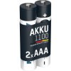 Nickel metal hydride-battery, 1.2 V, 1100 mAh, AAA, 5035222, package with 2 pieces