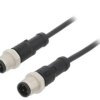 Kabel do czujników/automatyki 4-PIN M12-M12 kod D-Ethernet M12D04ML-12DML-SB002