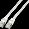 K5545WS.0,25 Cat.6a flat patch cable, U/FTP, 0.25m, white