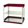 Rama stojąca do systemu półek, kolor Czerwony, 2-poziomowy, materiał: Blacha stalowa, 1000mm x 1050mm, 525mm, Bott
