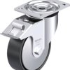 Blickle 951801 L-PP 150K-FI-EL-FA Rolka obrotowa z blachy stalowej Średnica koła: 150 mm Maksymalne obciążenie: 300 kg 1