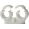 ForgeFix PCDC22 Pipe Clip Double Cliplock 22mm Box 50