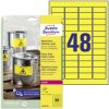 Avery-Zweckform L6103-20 Weatherproof Film Labels 45.7x21.2mm Yellow 960 Labels