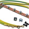 Potential equalization bar, (L) 220 mm, DN-19 EARTH