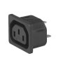 Gniazdo IEC z filtremNone 10A Schurter Montaż na panelu