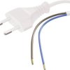 Kabel zasilający HAWA 1008204 Euro 2 m, biały, H03VVH2 -F 2 x 0,75 mm