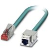 Kabel Ethernet Cat6 długość 2m Z zakończeniem Phoenix Contact