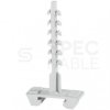 Kołek systemowy CMS 42mm do uchwytu kablowego CMS 15/30 bezhalogenowy LSOH szary F-TRONIC 100szt