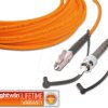 LSP-50 LC-ST 2.0 Simplex fibre optic patch cable, MM OM2, LC-ST, 2.0 m
