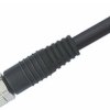 Sensor actuator cable, M8-cable socket, straight to open end, 4 pole, 2 m, PVC, black, 4 A, 79 3382 42 04