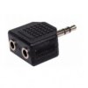 Rozdzielacz Jack stereo wtyk 3.5 - 2x gniazdo 3.5