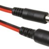 DC extension cord, 3 m, red/black, plug 2.1 x 5.5 mm, straight to coupling 2.1 x 5.5 mm, straight, 072074