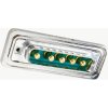 D-Sub socket, 5 pole, 5W5, equipped, angled, solder pin, 6005W5SXX59S20X