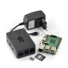 Zestaw Raspberry Pi 3 model B + obudowa + oryginalny zasilacz + karta z systemem