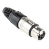 Złącze XLR 3 -pinowe Montaż na kablu Żeński