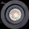 LX300258 LED CCT recessed and surface-mounted spotlight, black, 5 W, 500