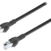 Ca00652.00C03 Patch Cord S/Ftp 6A Linka Cu Pur Czarny 3M 26Awg Żyły: 8