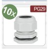 Quadrios 24CA399 Cable gland PG29 Polyamide Grey 10 pcs Cable Screw Connectors