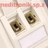 Gniazdo multimedialne podtynkowe 2xFIREWIRE-4 typu keystone