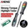 ANENG B05 Elektryczny wkrętarka ołówkowa ABS Plastikowy Magnetyczny wiertło 25mm Tester podświetlenia wykrywanie przełamania lin