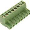 TLP-CPF8 Kostka zaciskowa, 8pin, prosta, z gniazdem raster 5,08 mm