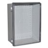 CamdenBoss CHDX8-232C X8 Series Hinged Poly Transparent Lid 400x300x180 IP66/67