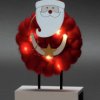 Konstsmide 3267-550 Sylwetka LED Mikołaj ciepła biel LED czerwony Timer