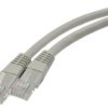 Patchcord Utp Kat.5E Kabel Sieciowy Lan 2X Rj45 Szary 1M Neku