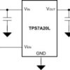 300-mA low-noise, low-IQ voltage regulator with high PSRR and 1.2-V logic-compatible enable