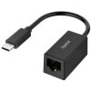 Hama 00200360 USB-C to RJ45 Network Adapter, 2.5 Gigabit Ethernet, Black