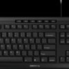 JK-8500EU-2 Keyboard - USB - black - US