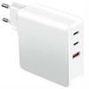 Ładowarka sieciowa PD QC do telefonu z gniazdem USB + 2x USB typu C 100W TC100CCU