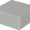 ABS enclosure, (L x W x H) 122 x 120 x 55 mm, light gray (RAL 7035), IP65, 03217000