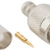 TNC plug 75 Ω, RG-6, crimp connection, straight, 122390