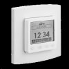Termostat pokojowy z zegarem grzanie/chłodzenie podtynkowy 24VAC/VDC ramka alre 50×50 mm biały połysk - KTRRUu-257.45621/V2