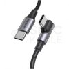 UGREEN Kabel USB 3.0 typ-C / typ-C kątowy (wtyk / wtyk) Quick Charge 3.0 US334 czarny 2m