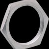 Hexagon nut, M30, W 36 mm, H 5 mm, outer Ø 41 mm, stainless steel, E10031