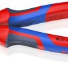 Szczypce do zagniatania tulejek kablowych z wielokomponentowymi nasadkami 180 mm KNIPEX 97 72 18