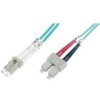 Patch Cord Światłowodowy Lc/Sc Duplex Mm 50/125 Om3 3M Ls0h Turkusowy...