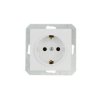 Premium Gniazdo wtyczkowe pojedyncze 2P+Z Schuko biały moduł GPT-17 Pr moduł BI
