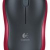 Mysz bezprzewodowa Logitech M185 Wireless Mouse czerwony