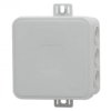Puszka hermetyczna V5, termoplast 75x75x41 IP54, szara - klik, 12 osłabień