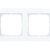AS Ramka podwójna biała R-2G/00