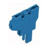 WAGO 769-504/000-006 2-conductor Base Module & End Plate 1-pole Blue